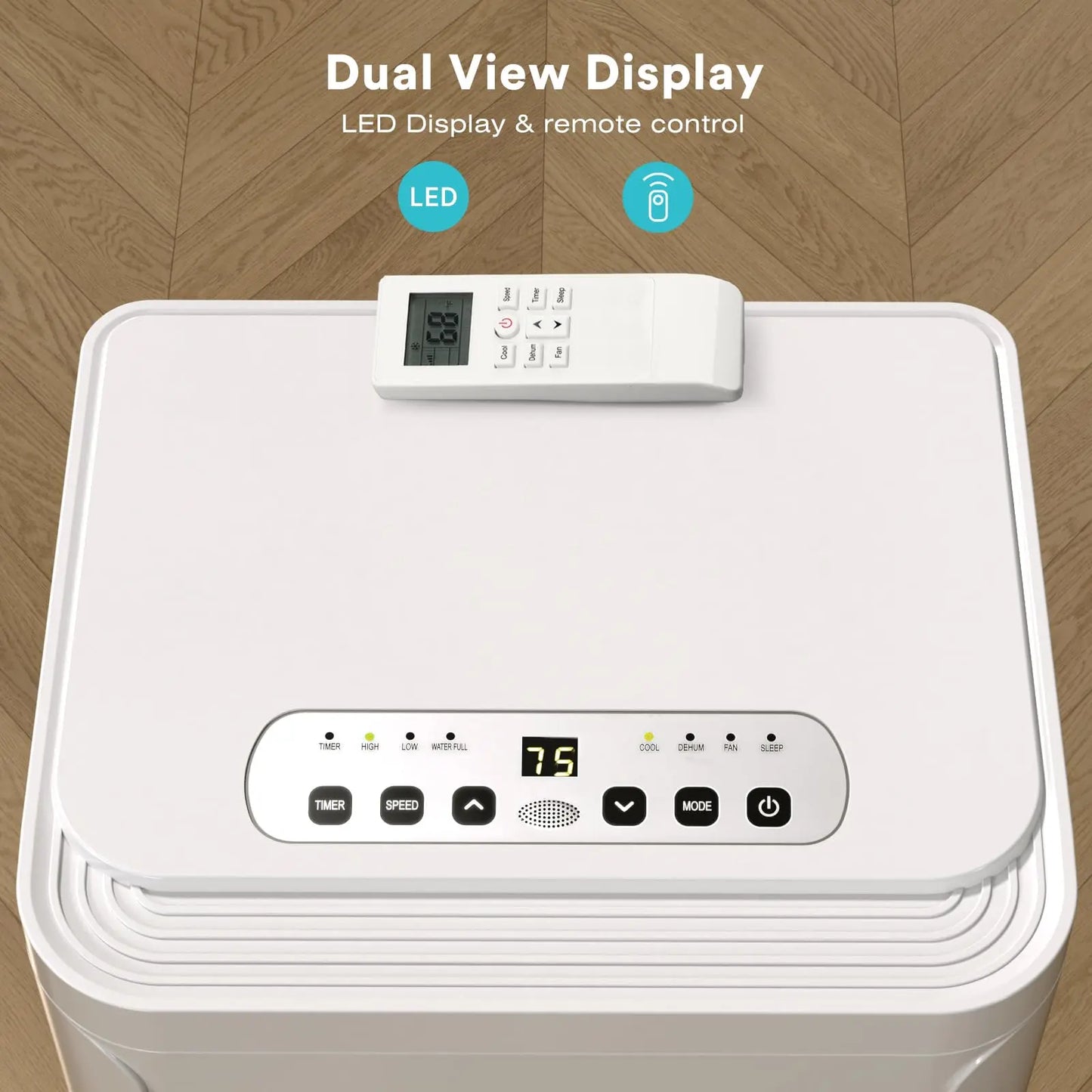 2026 Portable Air Conditioner - 4-IN-1 Quiet System with Cooling Fan