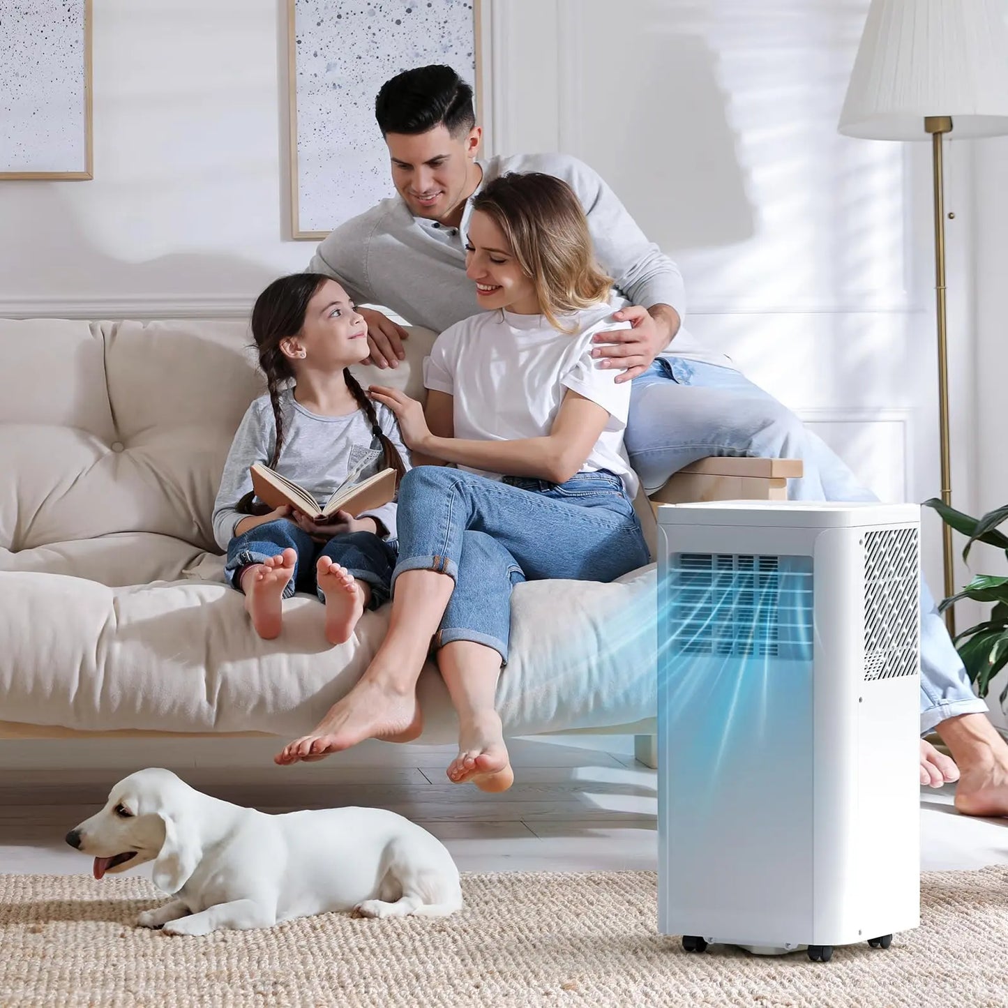 2026 Portable Air Conditioner - 4-IN-1 Quiet System with Cooling Fan
